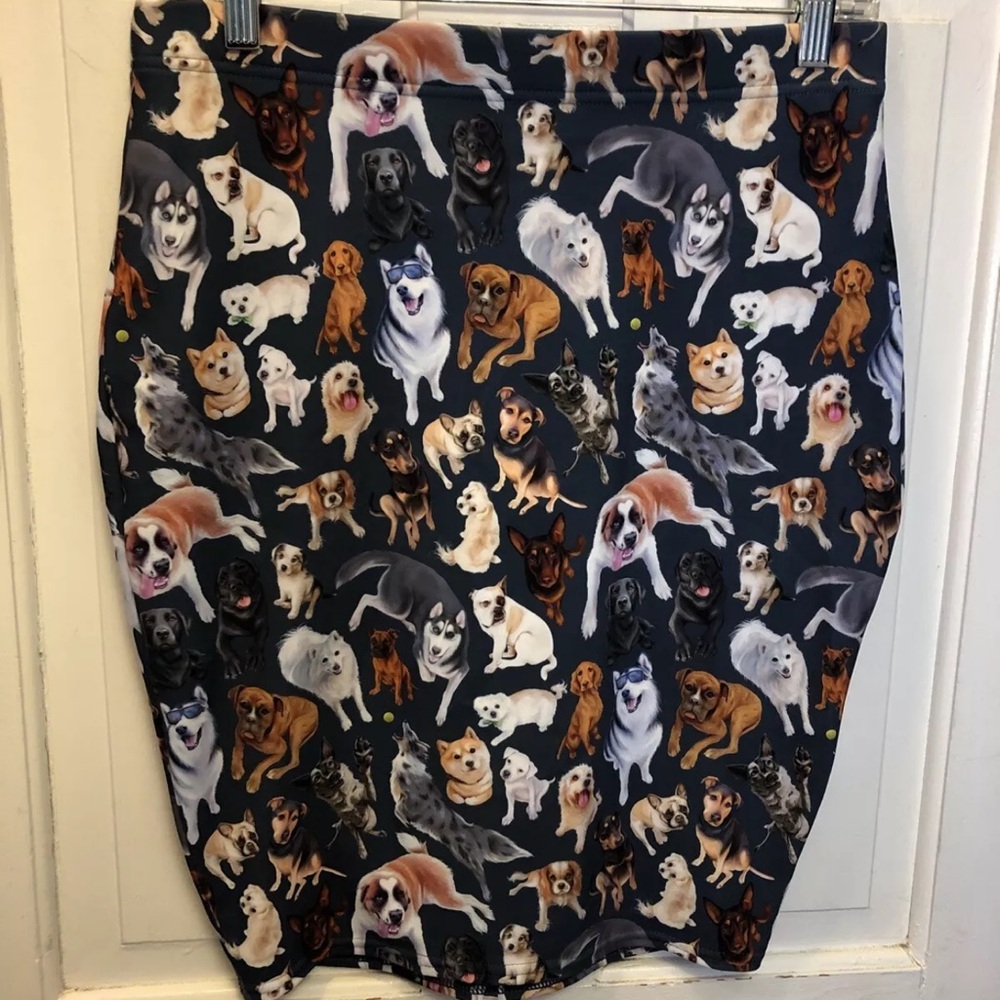 Blackmilk Black Dog Pattern Clothing & Accessories - Picture 2 of 6